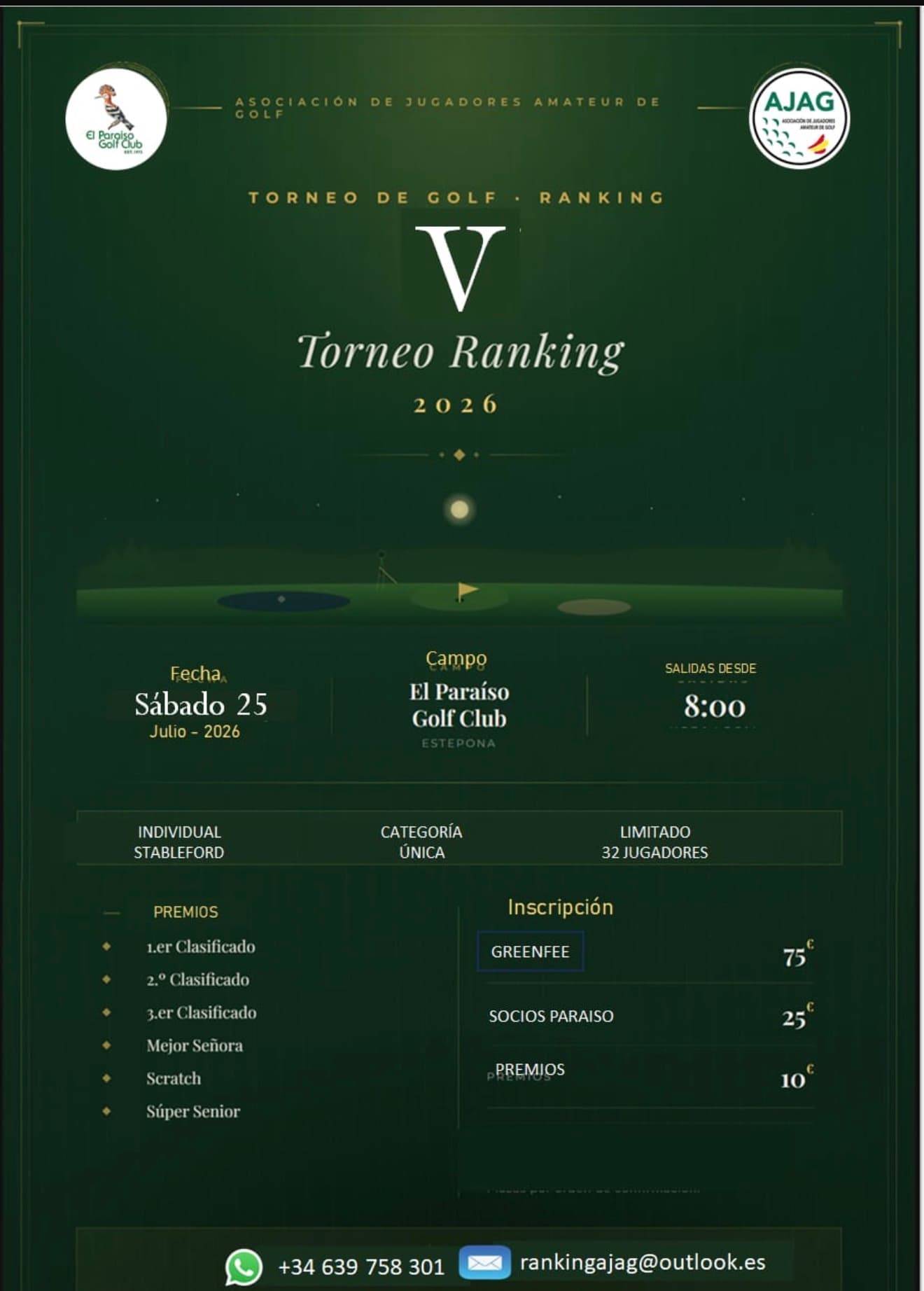 V Torneo Ranking 2026